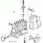 TAMD122P-C Fuel injection pump, components