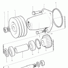 TAMD162A Extra power take-off for engine without sea water pump