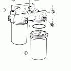 TAMD162A Fuel filter, components: 471172