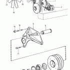TAMD162C-B Fan and belt transmission for radiator cooled engine