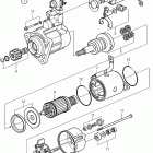 TAMD162C-C Starter motor, components