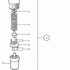 TAMD163A-A Fuel injector, components