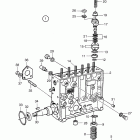 TAMD163P-A Fuel injection pump, components