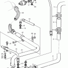 TAMD163P-A Oil cooler for zf 350a (irm). wet exhaust. sn1101055811-