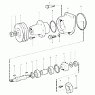 TAMD165A-A Extra power take-off for engines with sea water pump