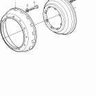 TAMD165A-A Adapter flywheel and flywheelhousing sae 0