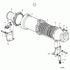 TAMD165A-A Oil cooler for reverse gear, components