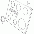 TAMD165A-A Instr. panel for twin engine install. mirror-invert