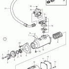 TAMD165A-A Starter motor /  air starter and installation components...