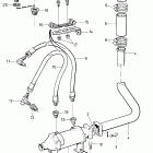TAMD165C-A Oil cooler for twin disc mg516
