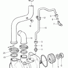 TAMD165C-A Sea water pump with bronze impeller