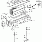 TAMD165P-A Inlet manifold and charge air cooler. sn-xxxxxxxxxx / 19...