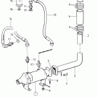 TAMD165P-A Oil cooler for zf350a (irm). dry exhausts. sn-1101055810