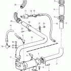 TAMD165P-A Oil cooler for twin disc mg5114a. wet exhausts