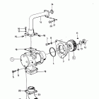 TD100CHC Sea water pump with installation components