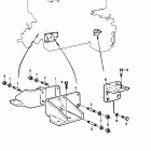 TD100CHC Engine suspension for engine with front power take-off