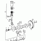 TD100CRC Crankshaft and related parts: b