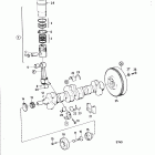 TD120AHC Crankshaft and related parts: a