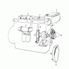 TD120BHC Cooling system, induction and exhaust manifold