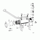 TD121CRC Oil cooler, front end mounted and related parts