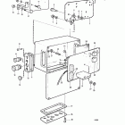 TD121CRC Electrical box and installation components: b
