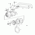 THAMD70B Sea water pump and installation components