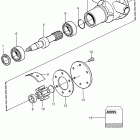 TMD22-B Sea water pump, components