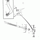 TMD22-B Manual steering for engine with sx drive