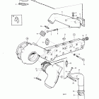 TMD30A Induction- and exhaust manifold with installation compon...