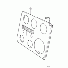 TMD30A Instrument panel for twin installation: 858875