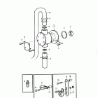 TMD31A Sea water pump and installation components: b