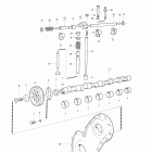 TMD40A Camshaft and valve mechanism