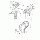 TMD40A Timing gear casing and gears