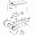 TMD40A Induction- and exhaust manifold with installation compon...