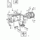 TMD40C Cylinder block and flywheel casing