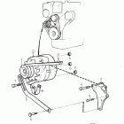 TMD41A Alternator and installation components: a