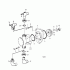 TMD70B Sea water pump and installation components