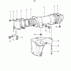 TMD70C Oil cooler and installation components