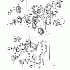 TMD100A Timing gear casing and timing gear: b