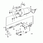 TMD100AK Stop solenoid and installation components