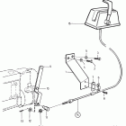 TMD100C Engine speed control and installation components