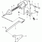 TMD100C Stop solenoid and installation components