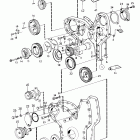 TMD100C Timing gear casing and gears