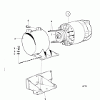 TMD100C Alternator and installation components 28v 60a