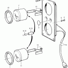 TMD102A Extra panel 24v, turbo press, oil press, reverse gear