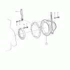 TMD120B Clutch and installation components