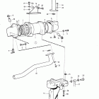 TMD120B Oil cooler and installation components