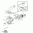 TMD120B Sea water pump and installation components