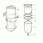 TMD120B Fuel filter ''racor'', single