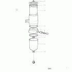 TMD121C Fuel cleaner /  water separator, single. classifiable fu...